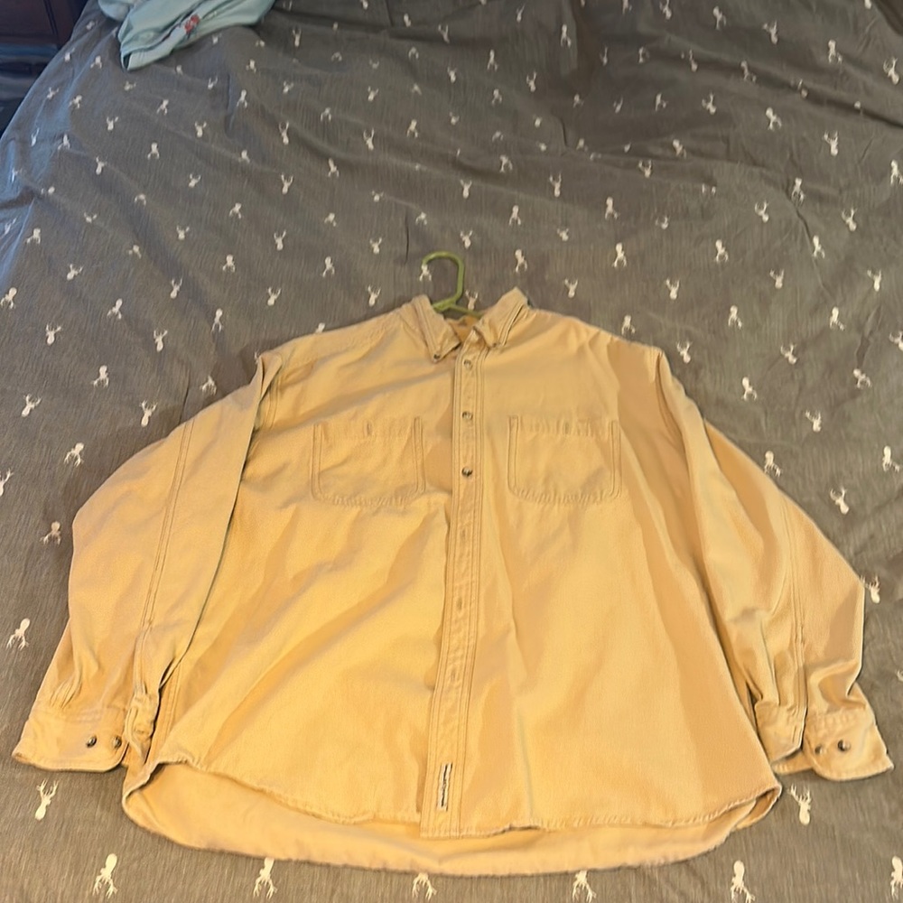 Field master cream work button down. XL size. Great condition.